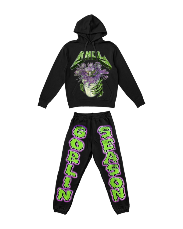 COMBO PANTS + HOODIE TZUNAMI GREMLIN BLACK